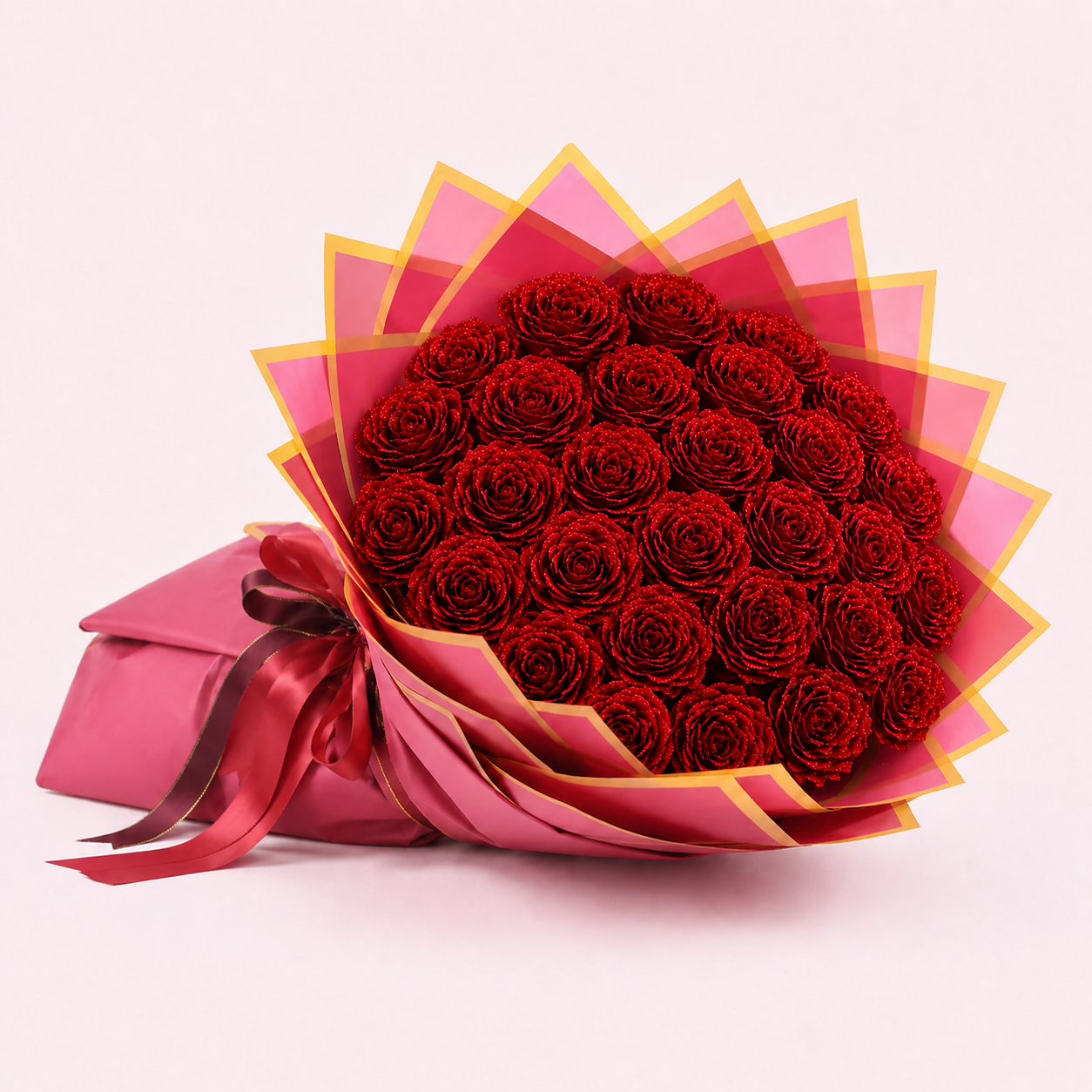 30 Luxury Glitter Roses 🌹✨