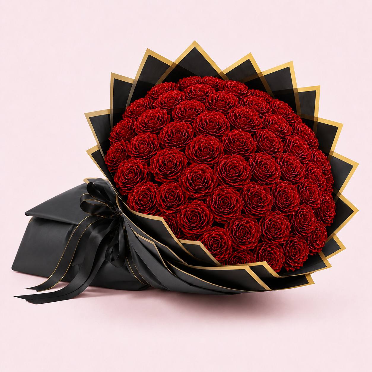 50 Luxury Glitter Roses 🌹✨